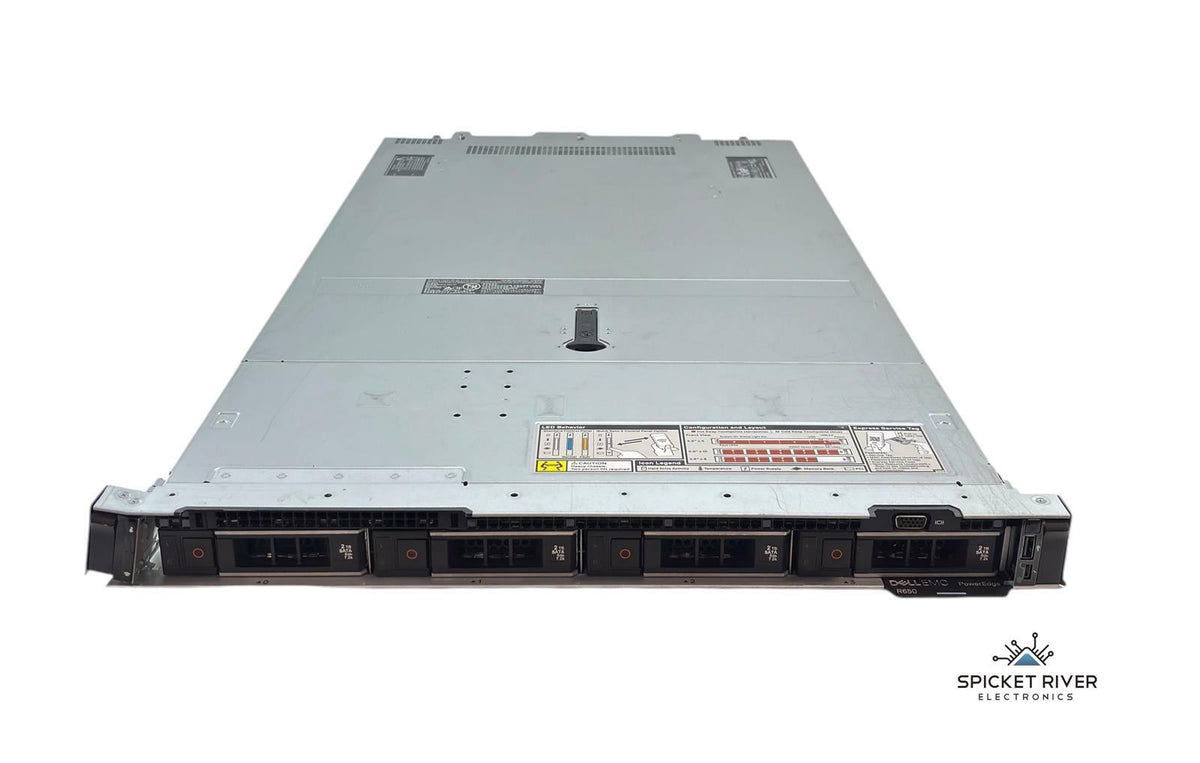 Dell PowerEdge R650 6-Bay Barebones Server w/ 2x 800W / Heatsinks - READ