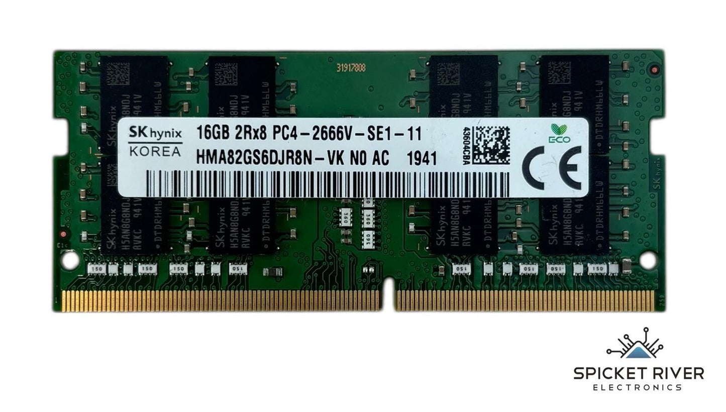 SK Hynix HMA82GS6DJR8N-VK 16GB 2Rx8 PC4-2666V DDR4 SODIMM Laptop RAM