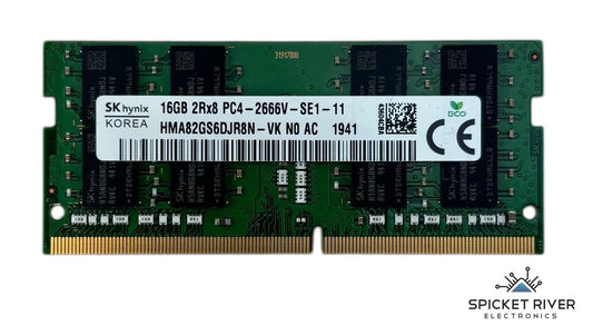 SK Hynix HMA82GS6DJR8N-VK 16GB 2Rx8 PC4-2666V DDR4 SODIMM Laptop RAM