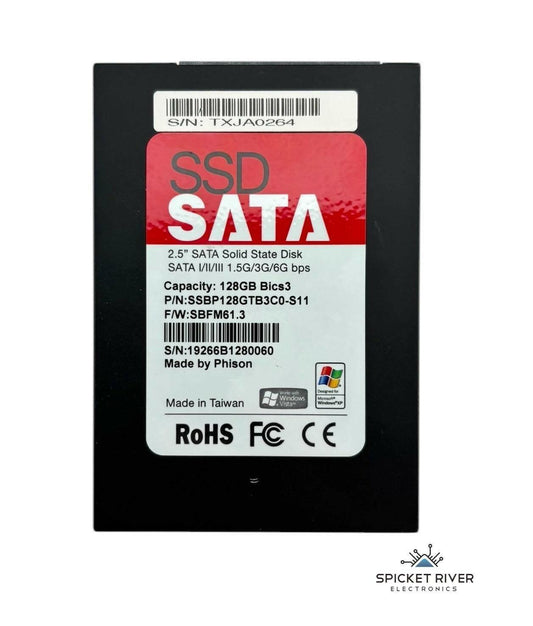 Lot of 3 - Phison SSBP128GTB3C0-S11 128GB 2.5" SATA 6Gb/s Internal SSD