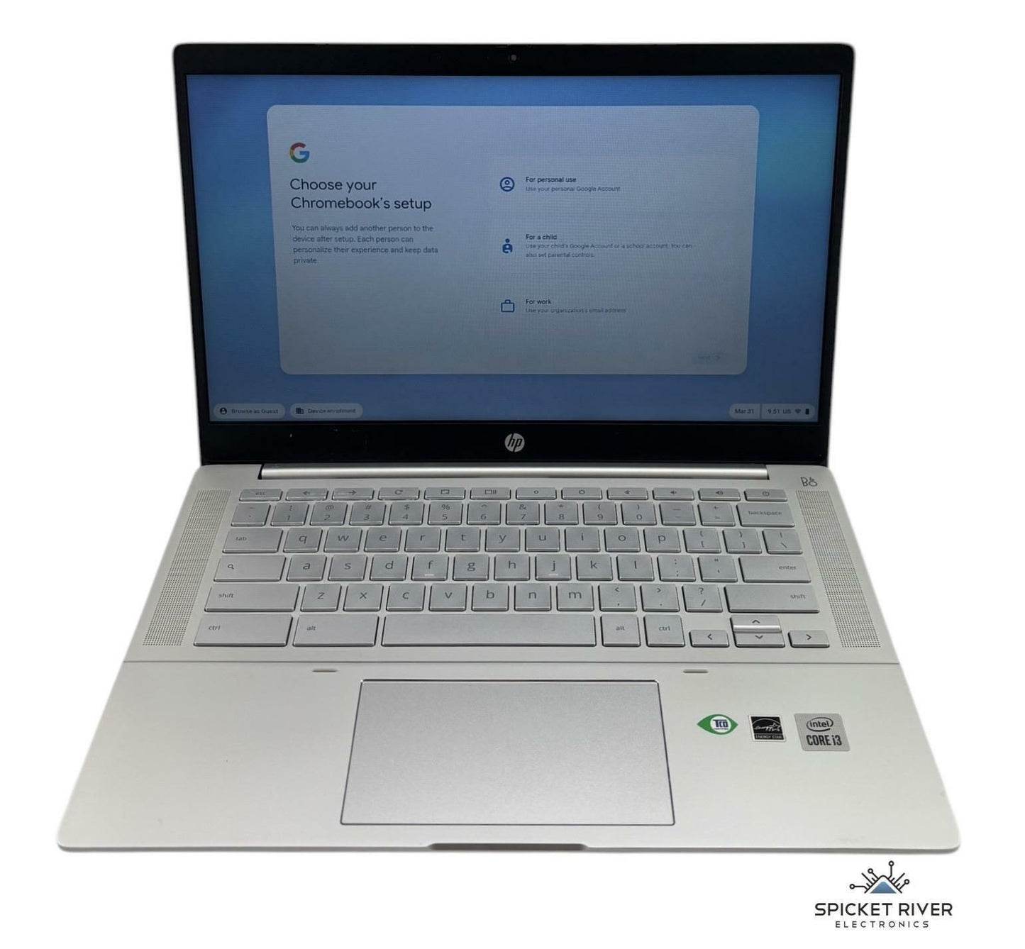 HP Pro c640 Chromebook Enterprise Dual Core i3-10110U 128GB SSD 8GB RAM - READ
