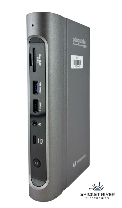 Plugable TBT4-UDZ 16-in-1 Thunderbolt 4 Quad Display Docking Station - No AC