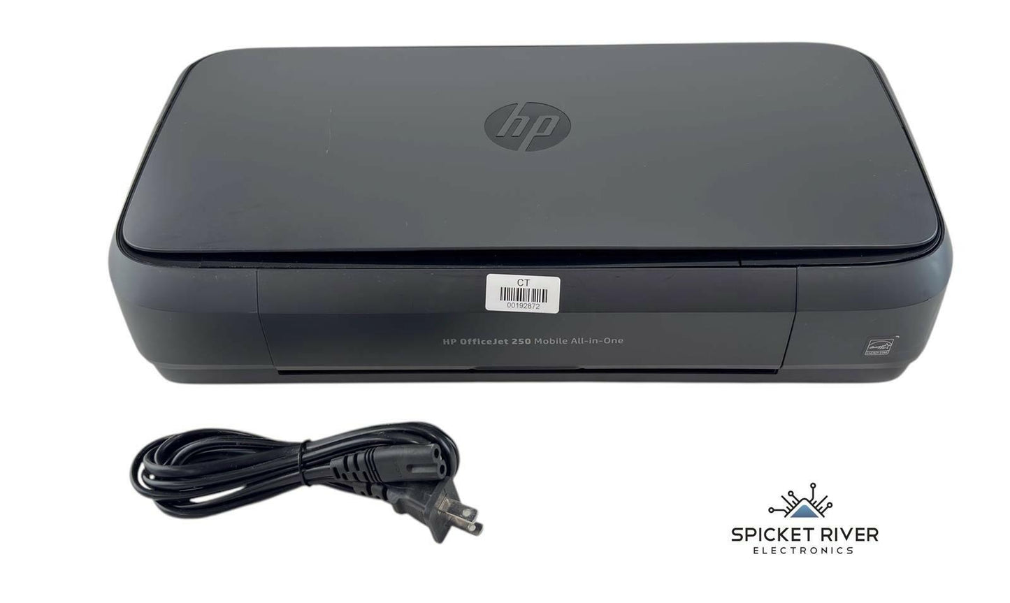 HP OfficeJet 250 Mobile All-in-One Portable Printer Copier Scanner w/ Battery