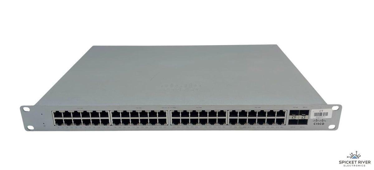 Cisco Meraki MS120-48FP 48-Port PoE Managed Gigabit Ethernet Switch - Unclaimed