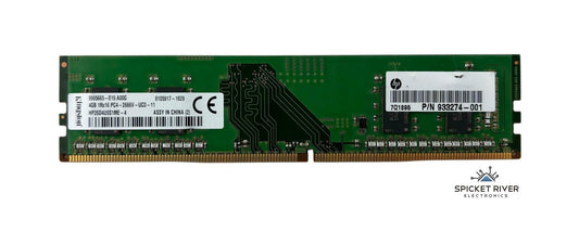 Lot of 2 - Kingston HP26D4U9S1ME-4 4GB 1Rx16 PC4-2666V DDR4 Desktop RAM Memory