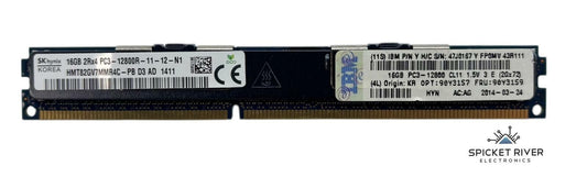 Lot of 6 - SK Hynix HMT82GV7MMR4C-PB 16GB 2Rx4 PC3-12800R DDR3 VLP Server RAM