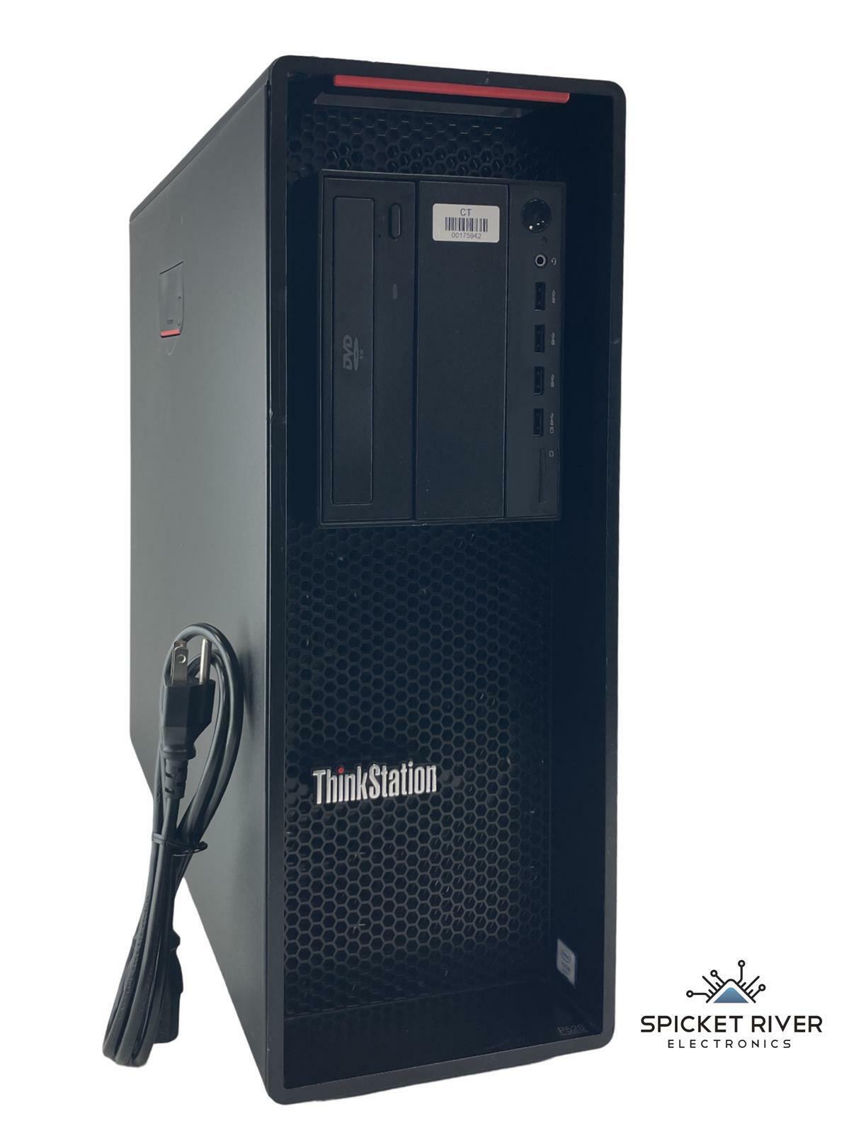 Lenovo ThinkStation P520 3.50GHz 12-Core Xeon W-2265 512GB SSD 32GB RAM P2200