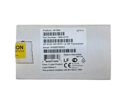 NEW - HP J9150A X132 10G SFP+ LC SR 850nm Transceiver 1990-4175