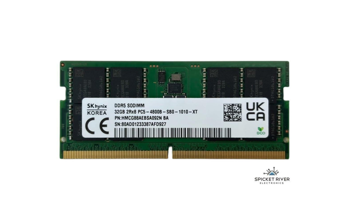 SK Hynix HMCG88AEBSA092N 32GB 2Rx8 PC5-4800B DDR5 SODIMM Laptop/Desktop RAM