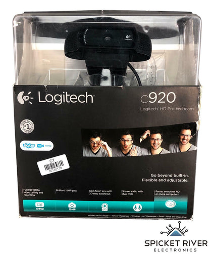 NEW - Open Box - Logitech C920 USB HD Pro 1080p Webcam