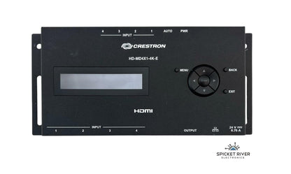 Crestron HD-MD4X1-4K-E 4K HDMI Switcher AV Control PN 6507491 - No AC