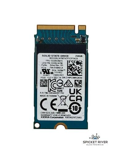 Kioxia BG4 KBG40ZNT256G 256GB M.2 2242 NVMe SSD Solid State Drive