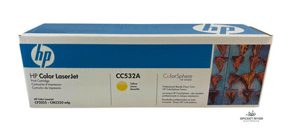 NEW - Genuine HP Color LaserJet CC532A Yellow Toner Cartridge