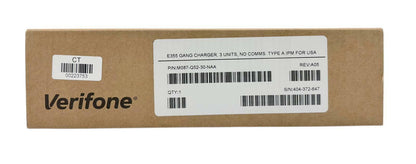 NEW - Open Box - Verifone E355 3-Unit Gang Charger Type A IPM M087-Q52-30-NAA