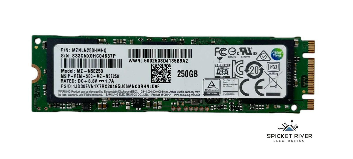 Samsung 850 EVO MZ-N5E250 250GB 2280 M.2 SATA 6Gb/s SSD Solid State Drive