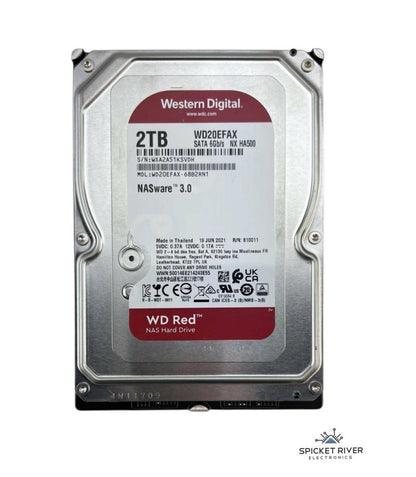 Western Digital Red WD20EFAX-68B2RN1 2TB SATA 6Gb/s NASware 3.0 3.5" Hard Drive