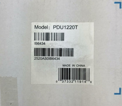 NEW Open Box Tripp Lite PDU1220T 13-Outlet 20A 120V 1U Power Distribution Unit