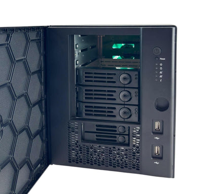 TrueNAS Mini X+ Compact ZFS Storage Server 16GB RAM 5+2 Drive Bays - READ