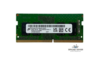 Lot of 2 - Micron MTA4ATF51264HZ-3G2R1 4GB 1Rx16 PC4-3200AA DDR4 SODIMM RAM