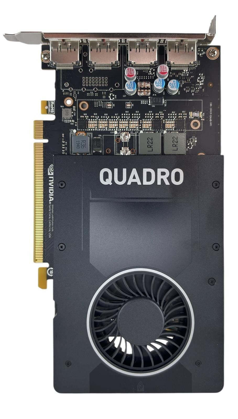 Nvidia Quadro P2000 PCIe 5GB GDDR5 4x Display Port Video Graphics Card