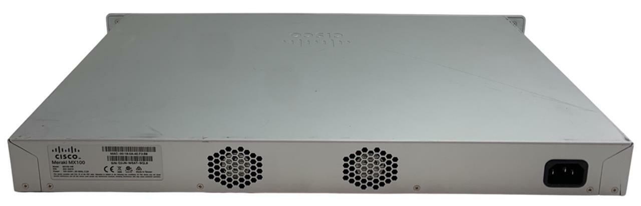 Cisco Meraki MX100-HW Cloud Managed Security Appliance - Unclaimed - READ