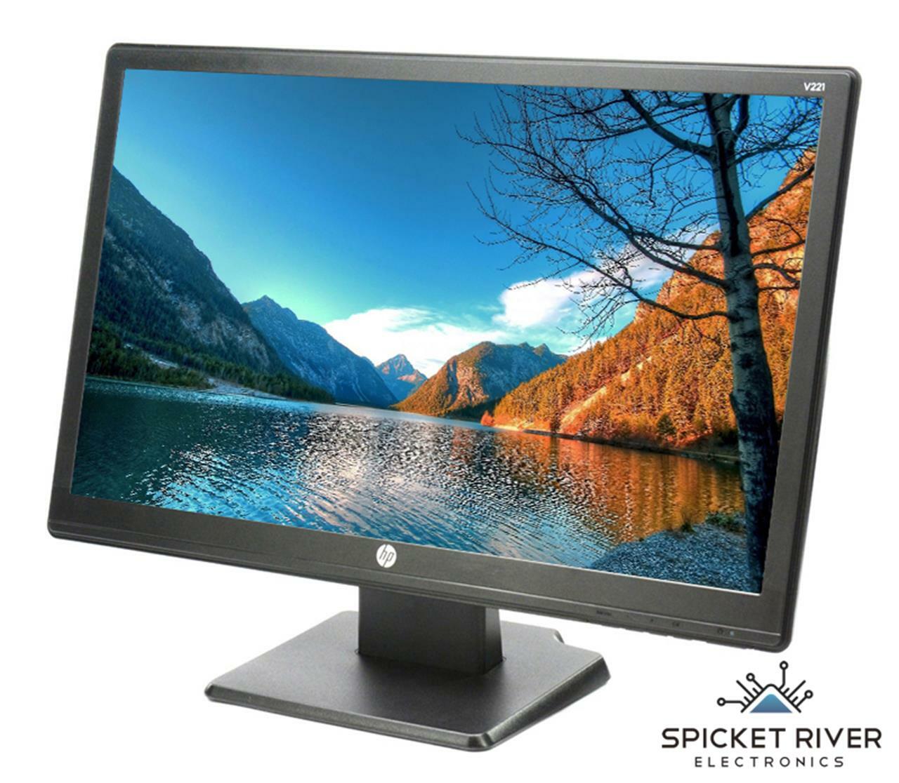 NEW - HP V221 21.5" 16:9 60Hz 1920x1200 LED-Backlit Display Monitor