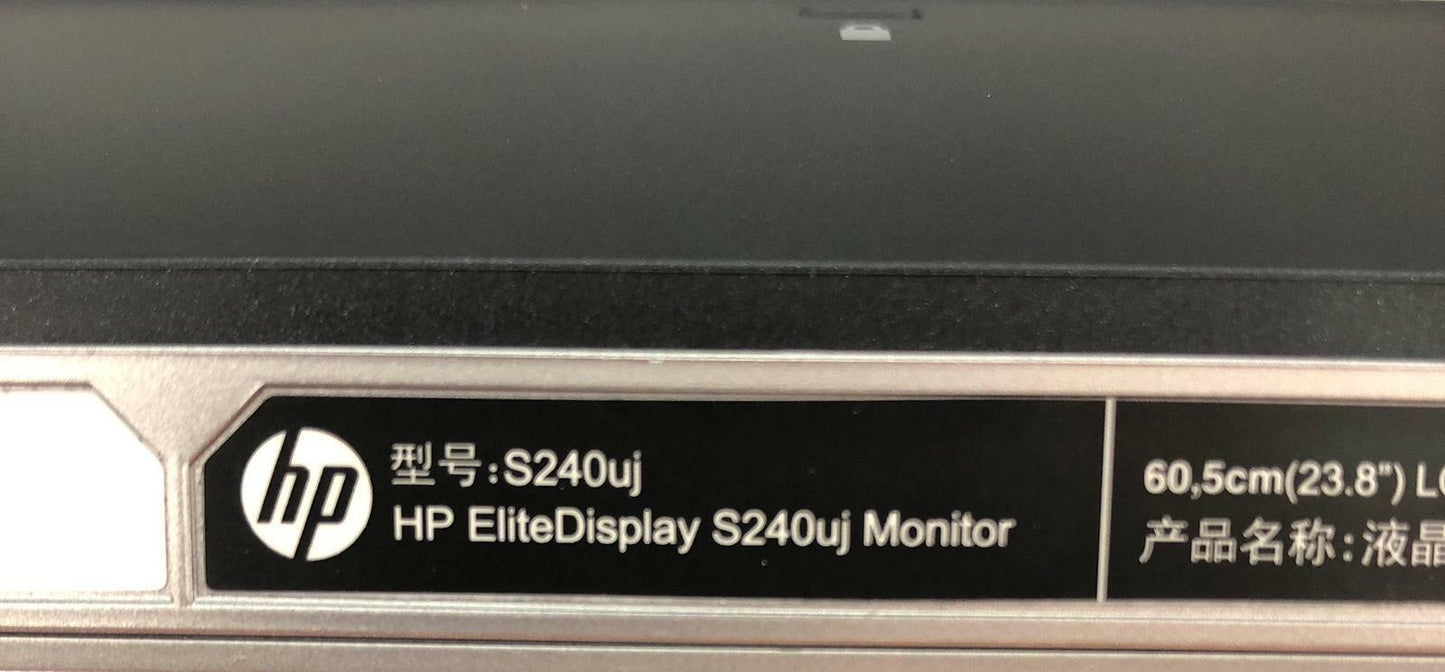 HP EliteDisplay S240uj 23.8" USB-C Wireless Charging Display Monitor - READ