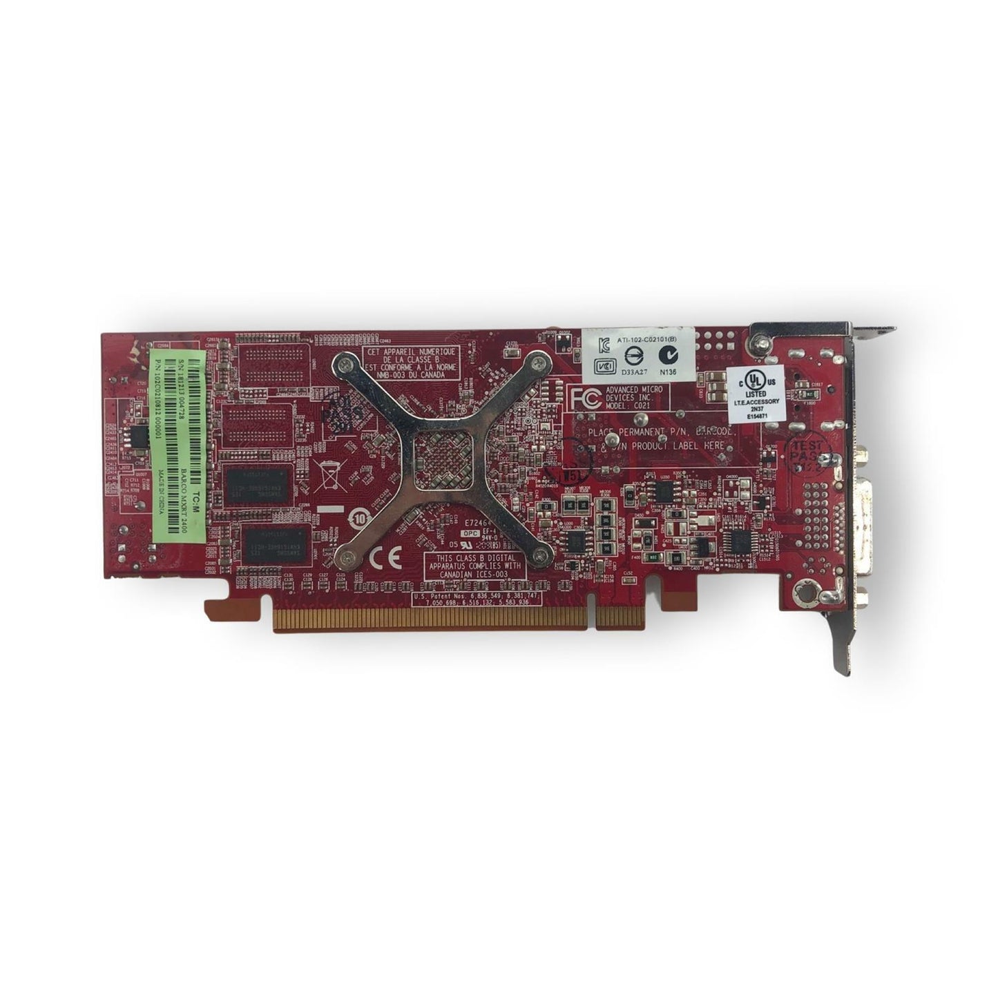 Barco MXRT-2400 ATI FirePro 3D 512MB DDR3 PCIe DVI 71213830W0G Video Card