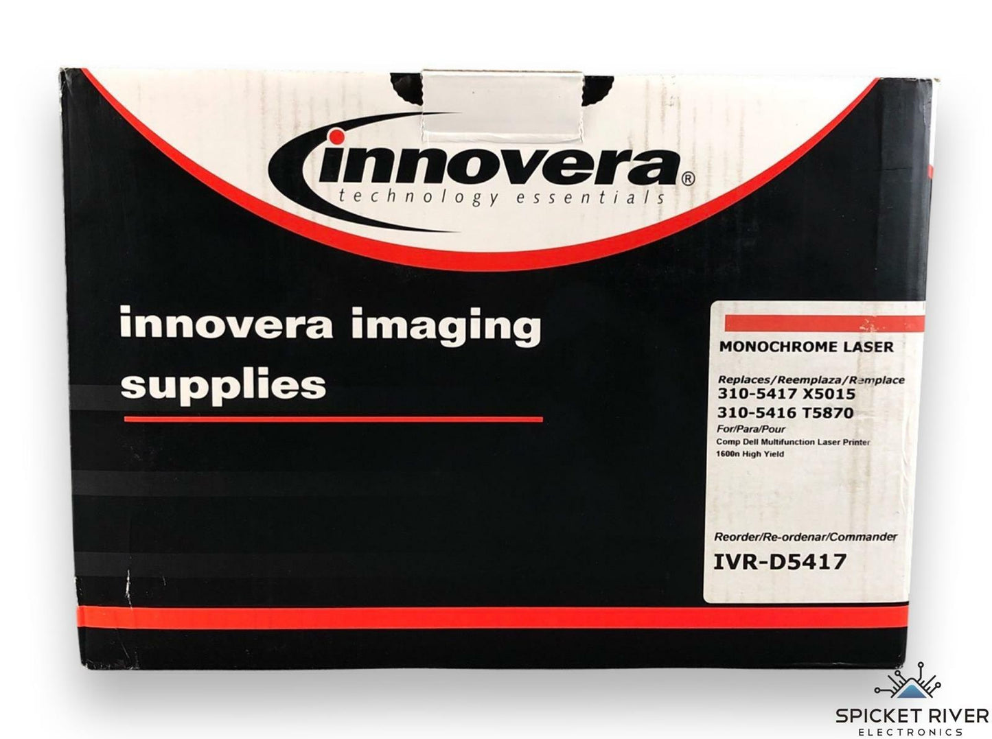 Open Box - Innovera IVR-D5417 Black Toner for Dell Laser Printer X5015 T5870