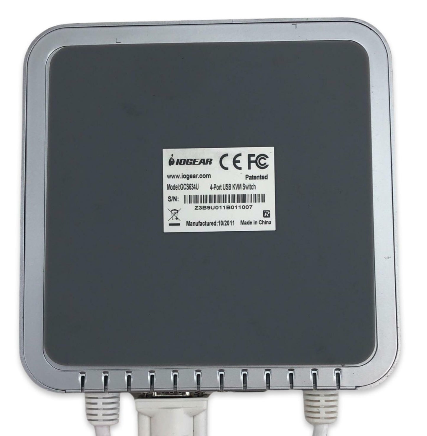IOGear GCS634U 4-Port External USB KVM VGA Switch w. Cables