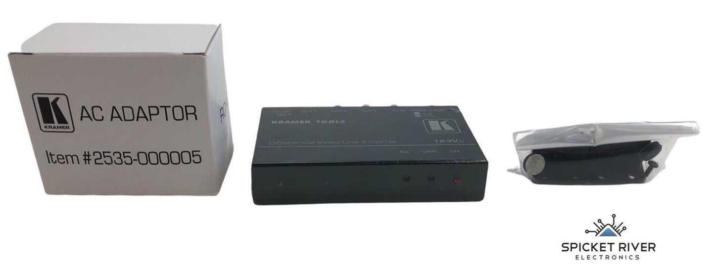 NEW - Open Box - Kramer Electronics 123VXL Differential Video Line Amplifier