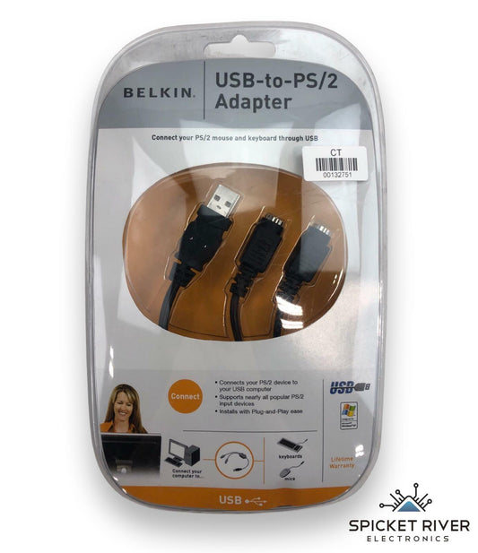 NEW - Belkin USB-to-PS/2 Mouse and Keyboard Adapter - 2286856994