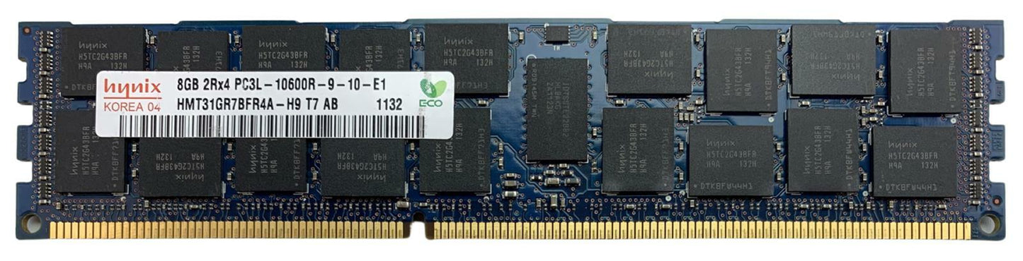 Lot of 5 - Hynix HMT31GR7BFR4A-H9 8GB DDR3 SDRAM PC3-10600R Server RAM Memory