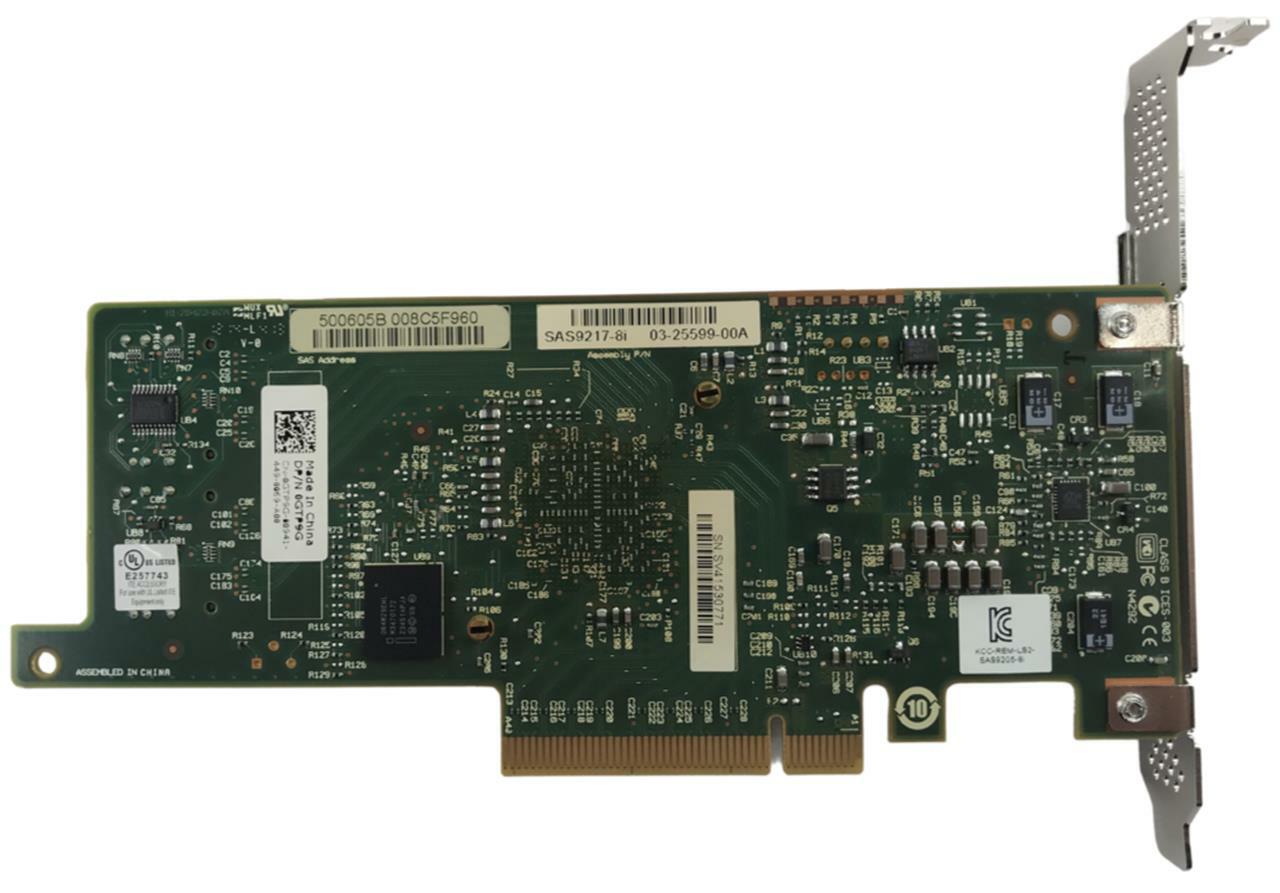Dell SAS9217-8i Adapter LSI PCIe 8x SAS/SATA RAID Controller Card 6GB