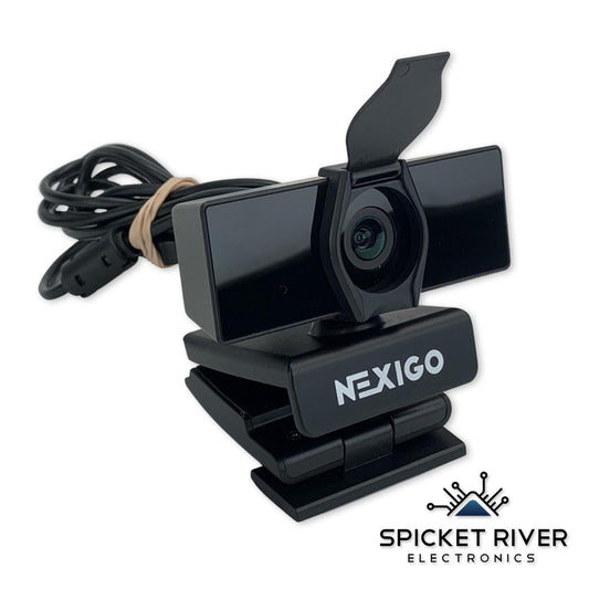 NexiGo N60 1080p Full HD Software Control Webcam + Microphone w/ Privacy Cover