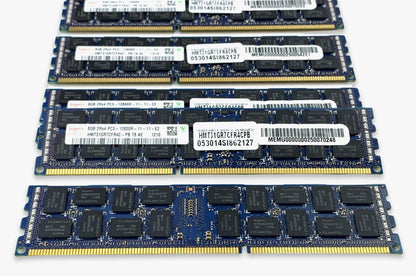 Lot of 8 - Hynix HMT31GR7CFR4C-PB 8GB 2Rx4 DDR4 SDRAM PC3-12800R RAM Memory