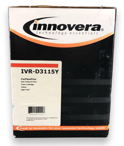 Open Box - Innovera IVR-D3115Y Yellow Toner for Dell Laser Printer XG724