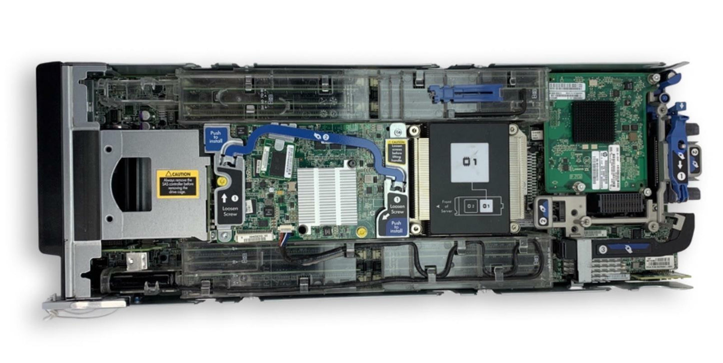 HP ProLiant BL460c Gen8 Blade 2x 8-Core Xeon E5-2680 2.70GHz 160GB RAM - No HDDs