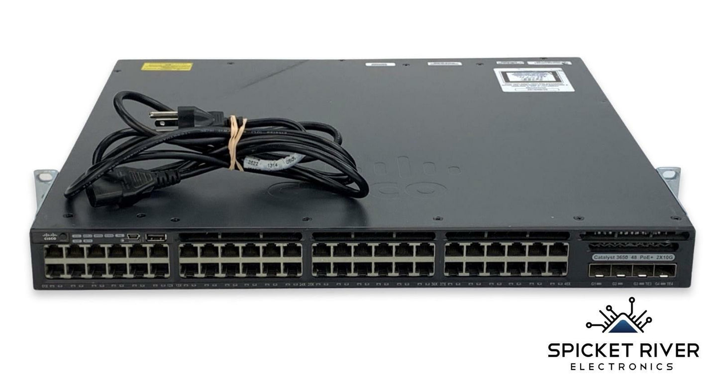 Cisco Catalyst 3650 Series WS-C3650-48PD-L V04 48-Port LAN Base Switch - READ