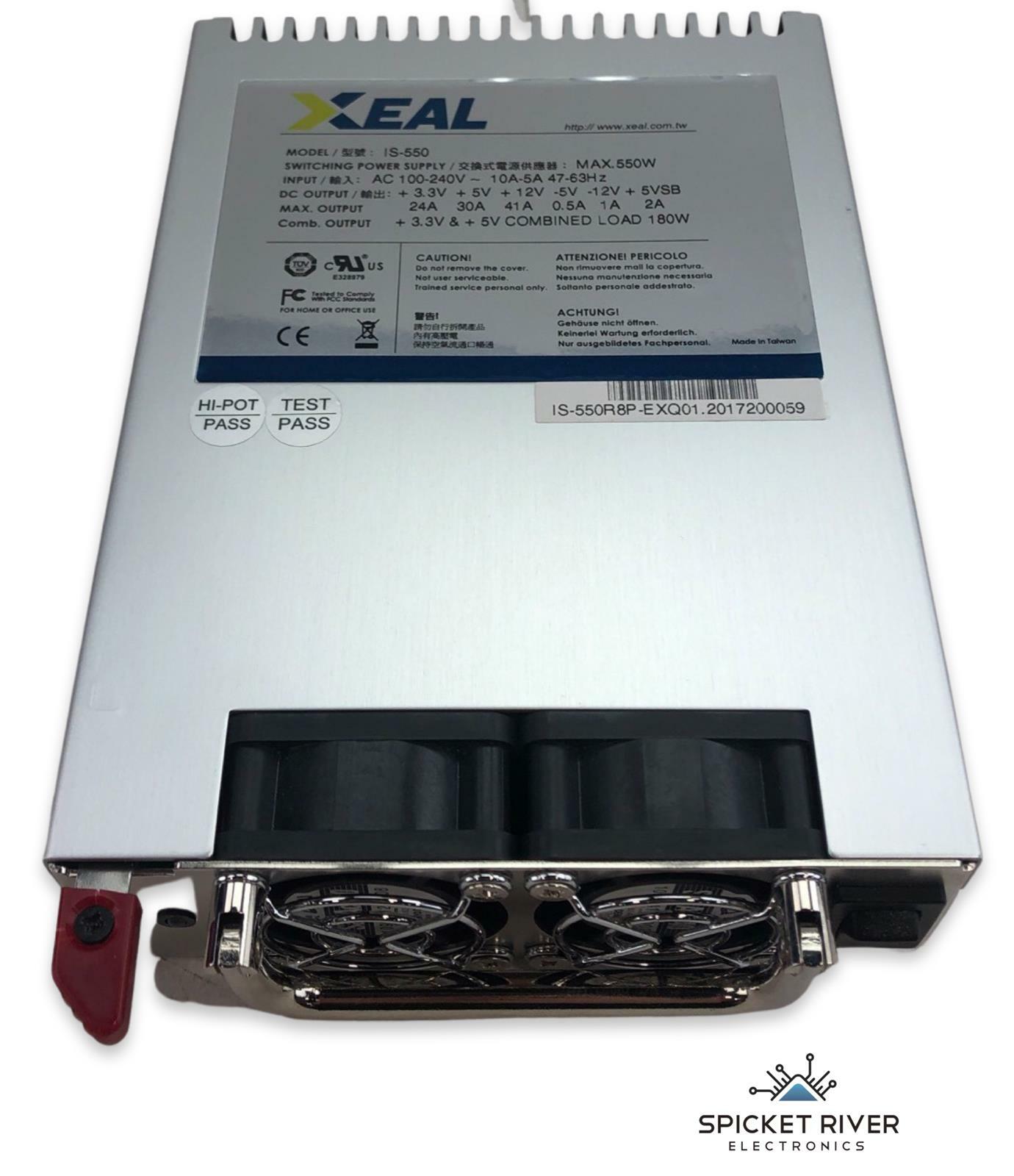 Xeal IS-550 550W ExacqVision Switching Redundant PSU Server Power Supply