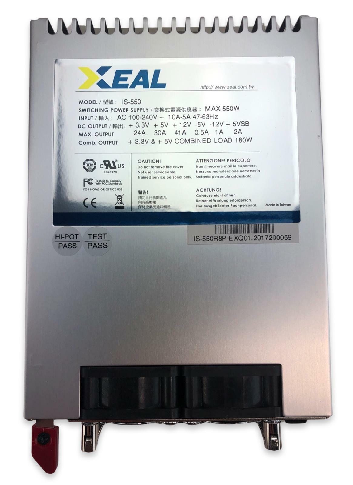 Xeal IS-550 550W ExacqVision Switching Redundant PSU Server Power Supply