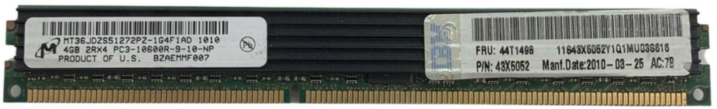 Lot of 12 - Micron MT36JDZS51272PZ-1G4F1AD 4GB DDR3 SDRAM PC3-10600 Memory RAM