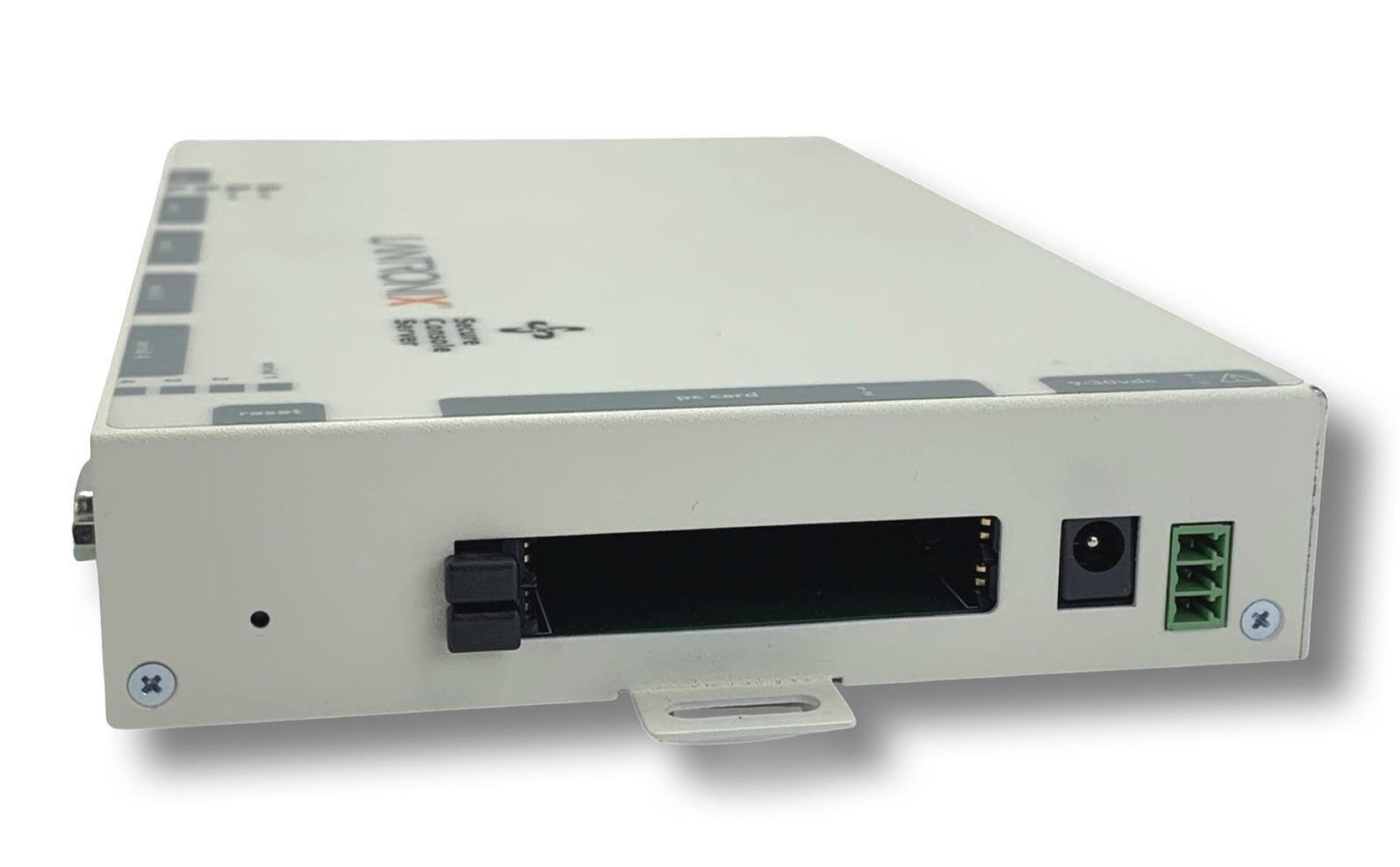Lantronix SCS400 Secure Console Server w/ Zoom ITU v.92 Standard PC Card 56K