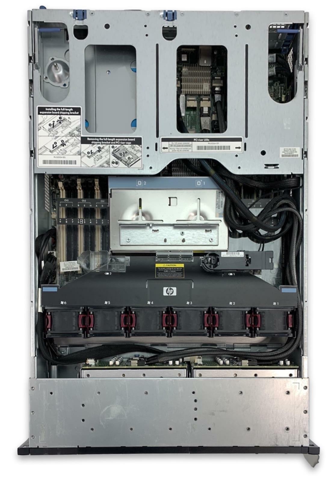 HP ProLiant DL380 G7 2x Quad Core Xeon E5620 2.40GHz 16GB RAM 12x 146GB HDDs