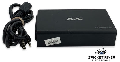 APC C2 2-Outlet 120V 12A NEMA 15P Wall-Mounted Power Filter Surge Protector