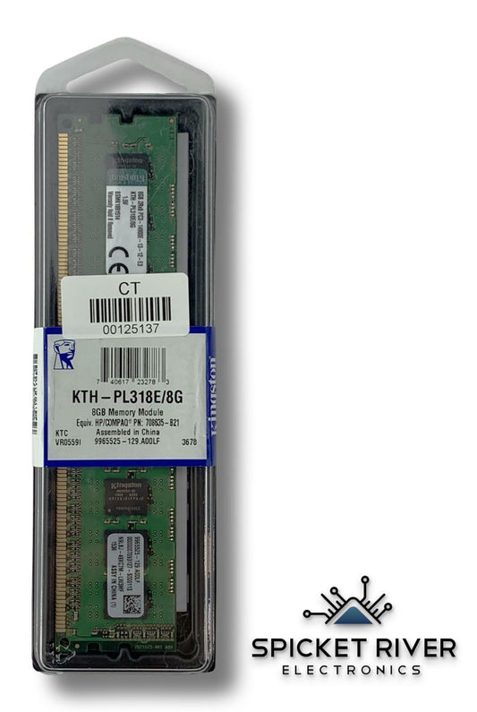 NEW - Kingston KTH-PL318E/8G 8GB 2Rx8 DDR4 SDRAM PC3-14900E RAM Memory