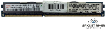 Hynix HMT82GV7MMR4A-H9 D8 AC 230 16GB DDR3 SDRAM PC3L-10600R RAM Memory