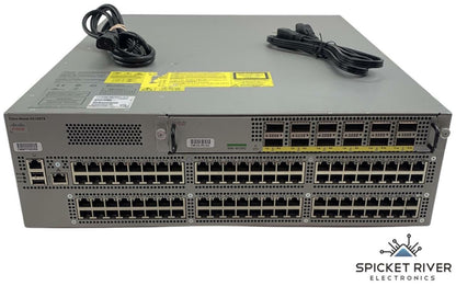 Cisco Nexus N9K-C93128TX V02 96-Port Ethernet Switch w/ 1x N9K-M12PQ, 2x PSUs