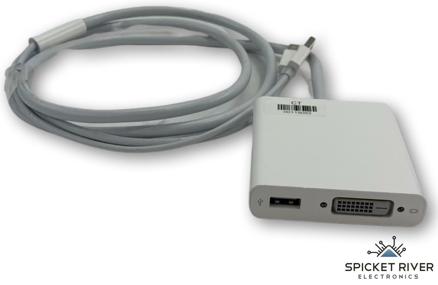 Apple A1306 Mini DisplayPort DP to Dual-Link DVI Adapter - White