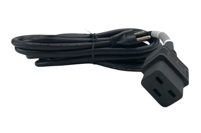 NEW - Open Box - HP 15A 125V 15P 12FT US Power Cord Cable Black